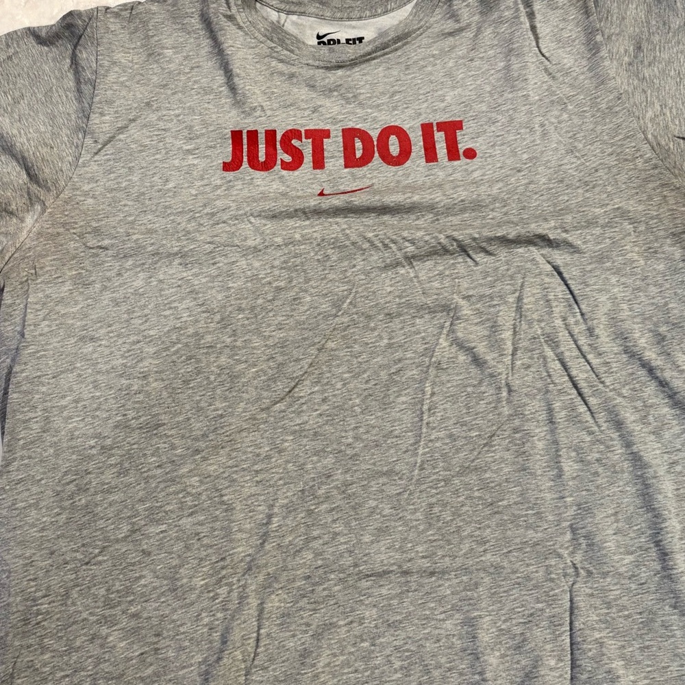 Nike Gray Dri-Fit Cotton Tee